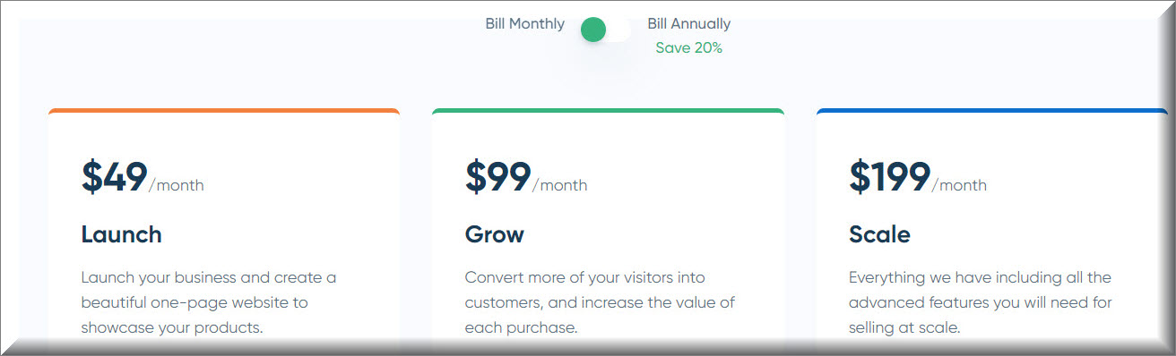 Samcart Bill Monthly Prices
