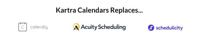 Kartra Calendars Competitors: Calendly, AcuityScheduling, Schedulicity