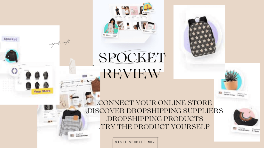 Spocket Review
.Connect Your Online Store
.Discover Dropshipping Suppliers
.Dropshipping Products