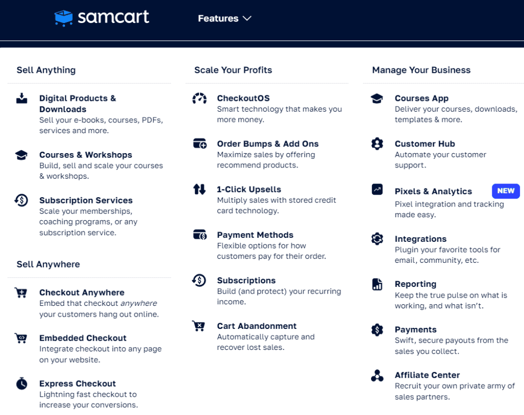 samcart-features