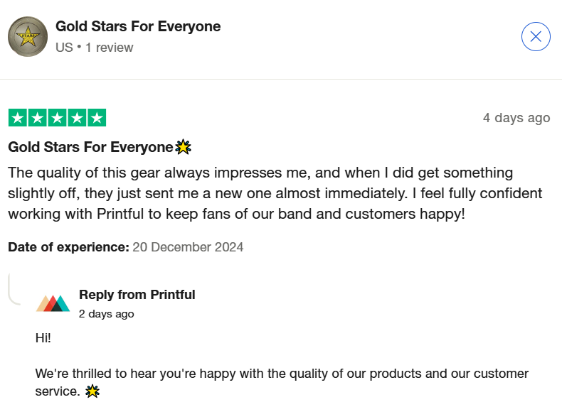 gold-stars-for-everyone-printful-review