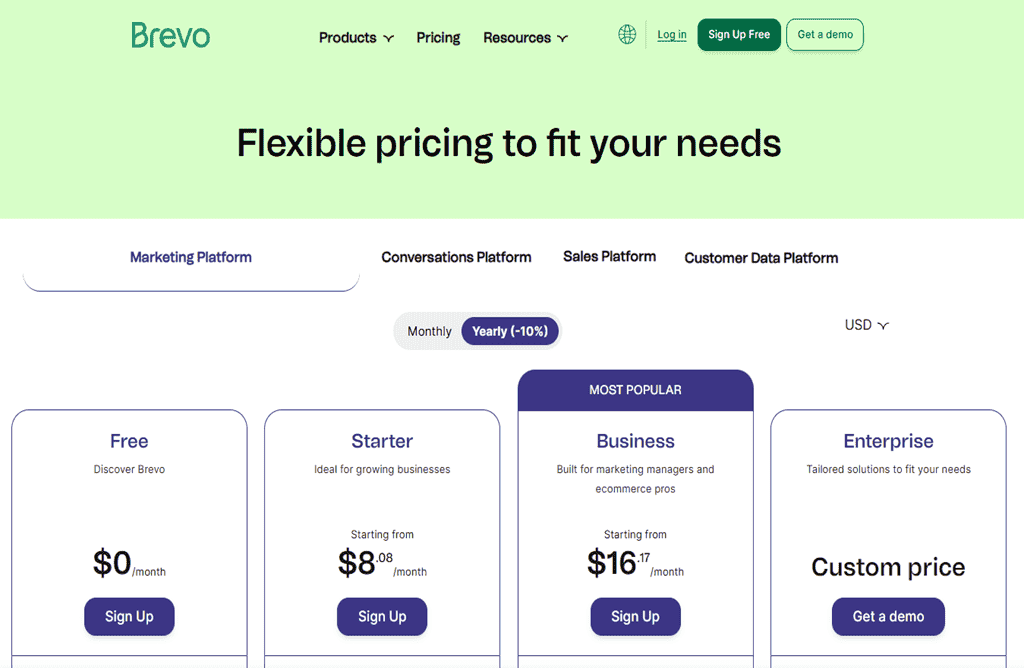 brevo-marketing-platform-pricing